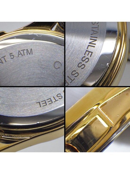 Gucci Watch Timeless 126.4 Eye Motif Beige Brown GG Supreme Dial SS main image 4